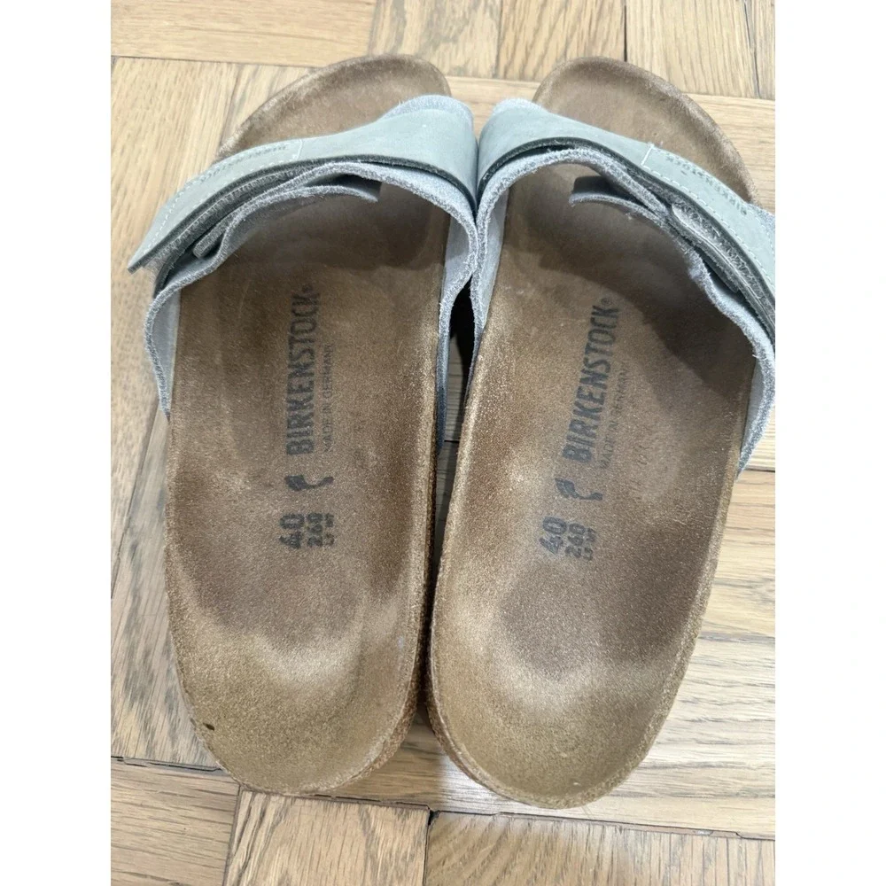 Birkenstock Oita Slide Sandals Suede Slip On Open‎ Toe Women's Size 9